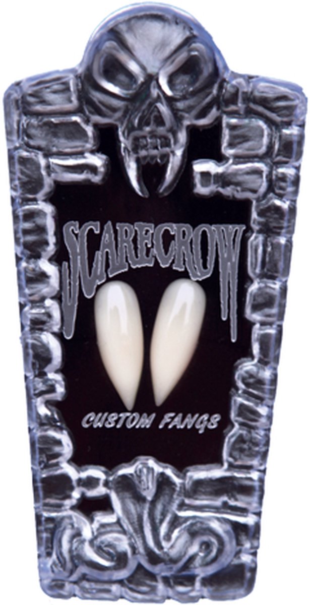 Scarecrow Deluxe Long Vampire Fangs | Vampiertanden